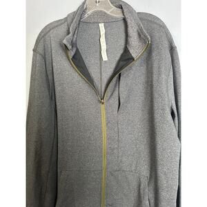 Lululemon Full Zip XL Gray Multi pockets Heavy Weight